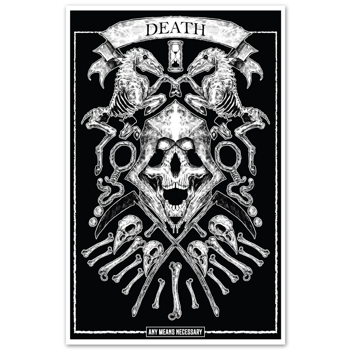 4 Horsemen Death Print Any Means Necessary Clothing
