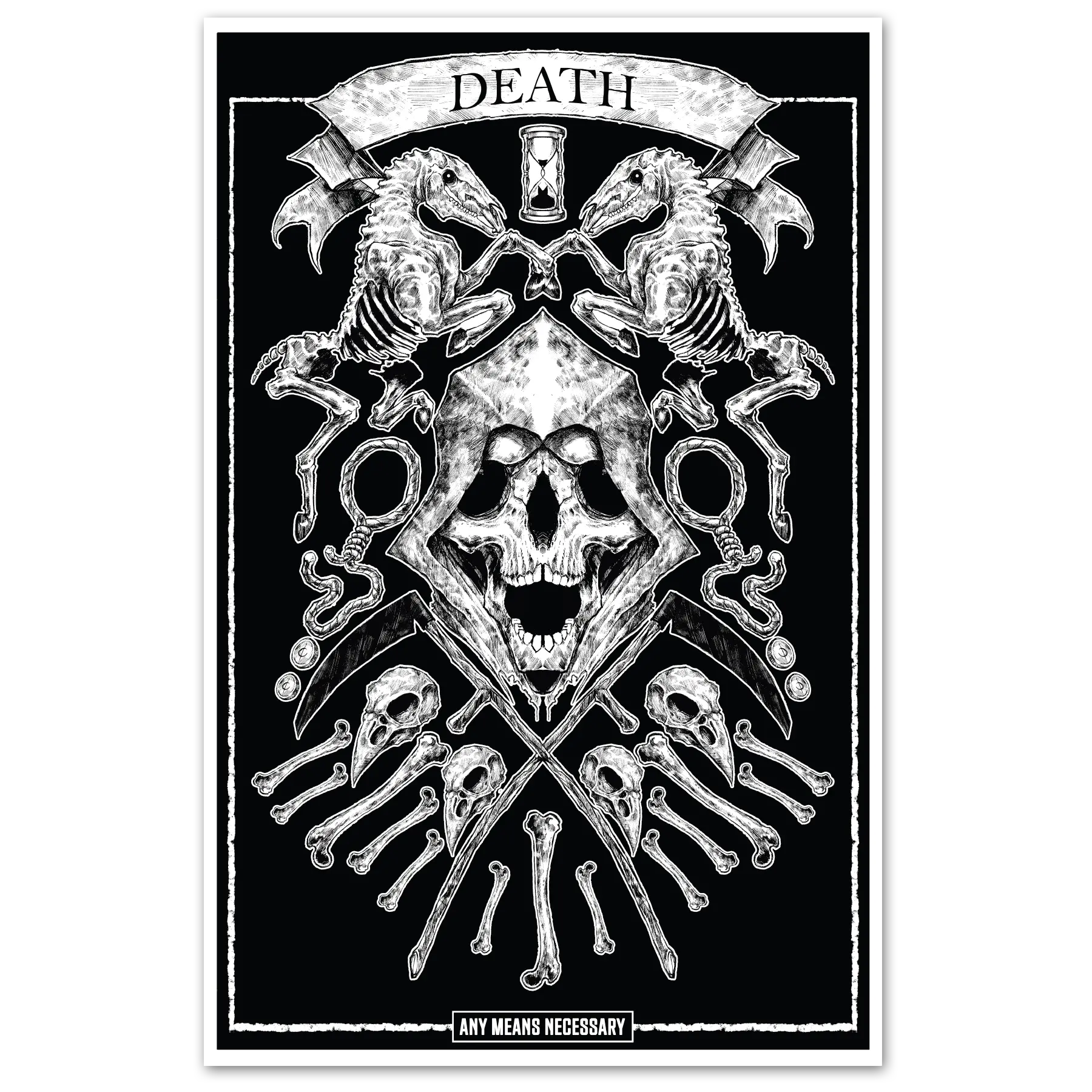 4 Horsemen Death Print Any Means Necessary Clothing
