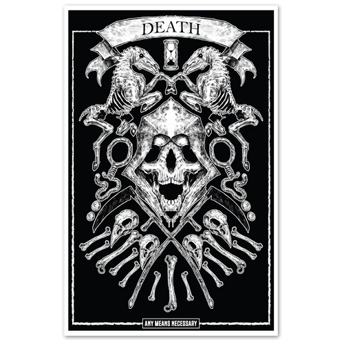 4 Horsemen Death Print Any Means Necessary Clothing