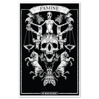 4 Horsemen Famine Print Any Means Necessary Clothing