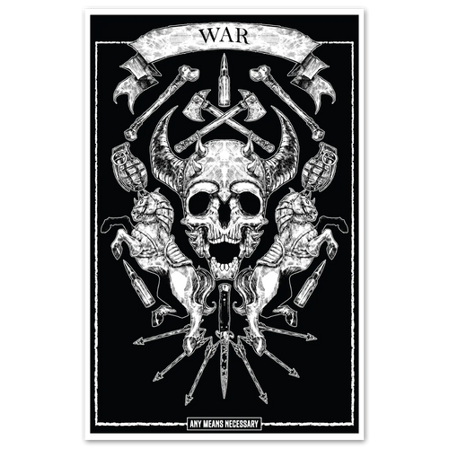 4 Horsemen War Print Any Means Necessary Clothing