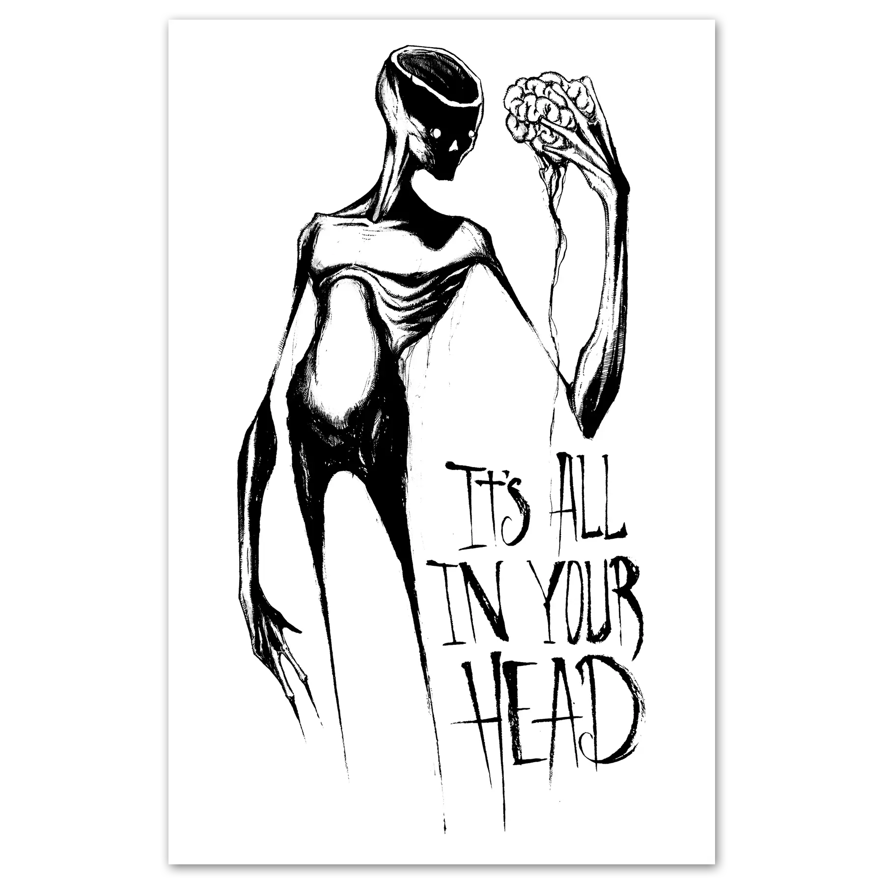 All In Your Head Print Any Means Necessary Clothing
