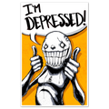 I'm Depressed Print Any Means Necessary Clothing