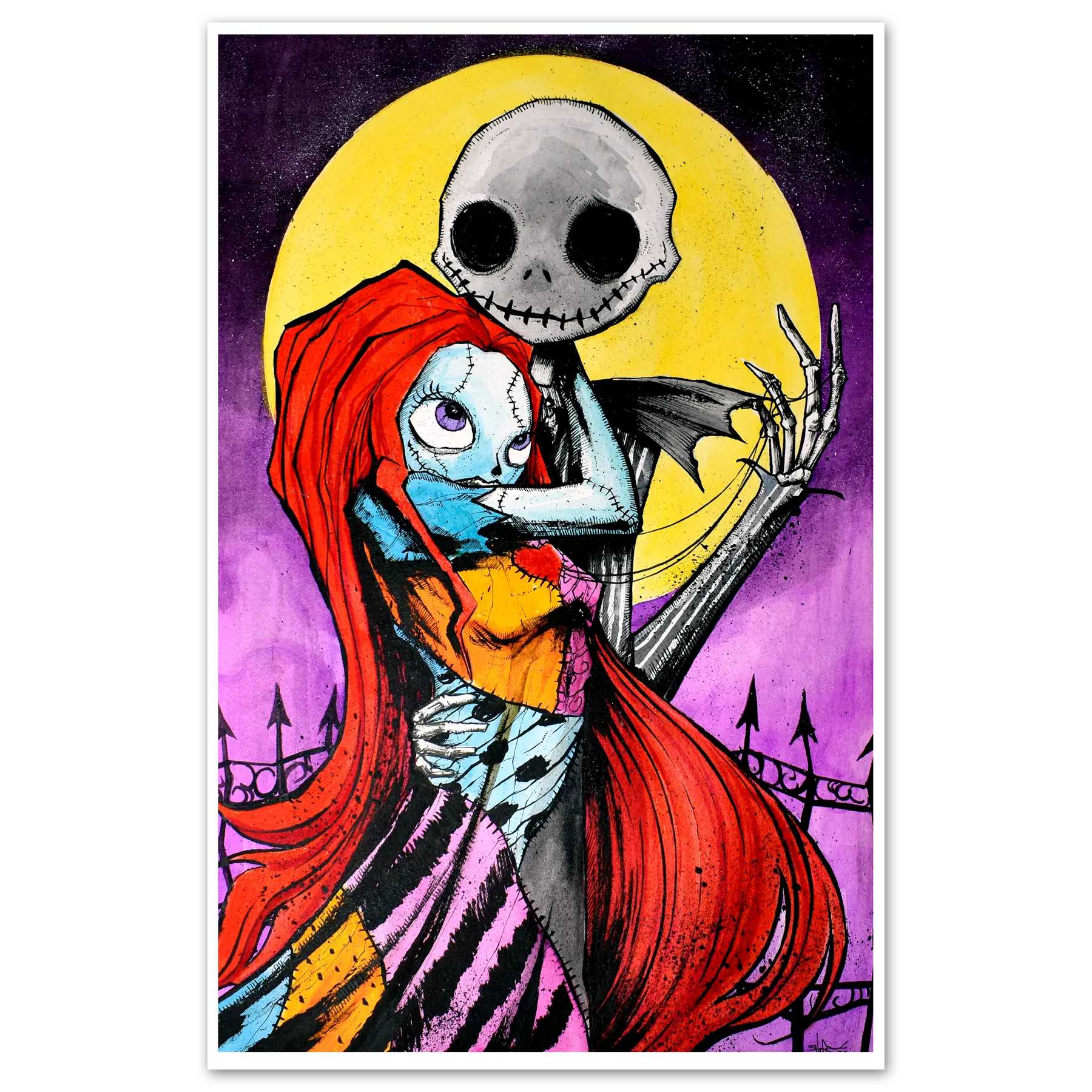 Jack and Sally Print Any Means Necessary Clothing