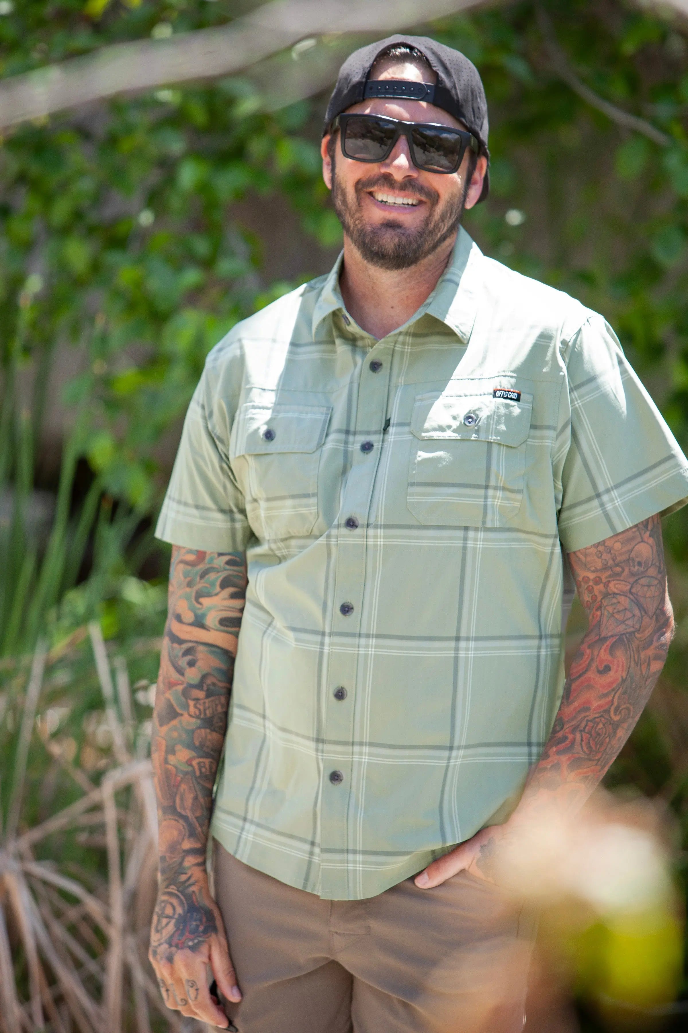 Jack Knife SS Shirt - Sage Green Off The Grid Surplus