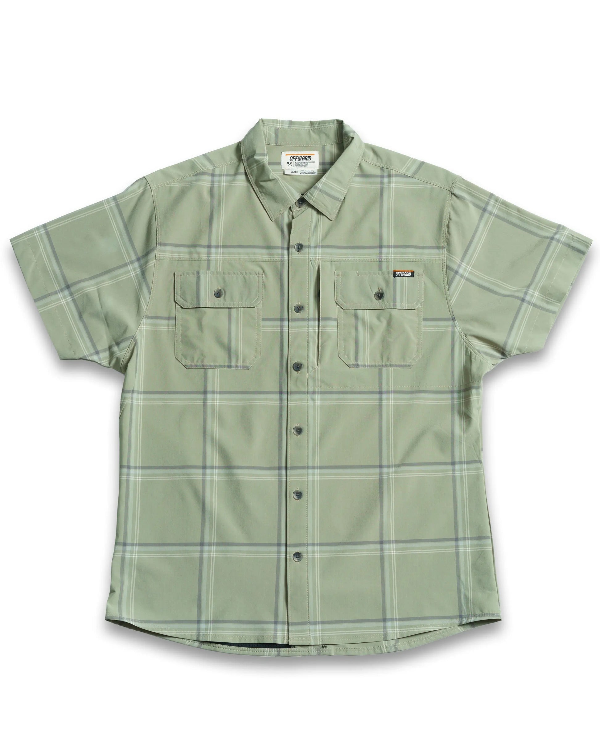 Jack Knife SS Shirt - Sage Green Off The Grid Surplus