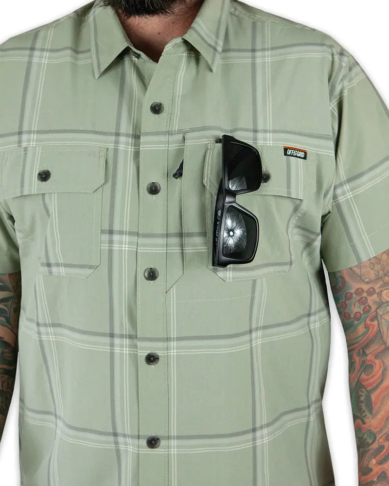 Jack Knife SS Shirt - Sage Green Off The Grid Surplus