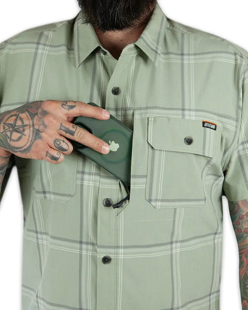 Jack Knife SS Shirt - Sage Green Off The Grid Surplus