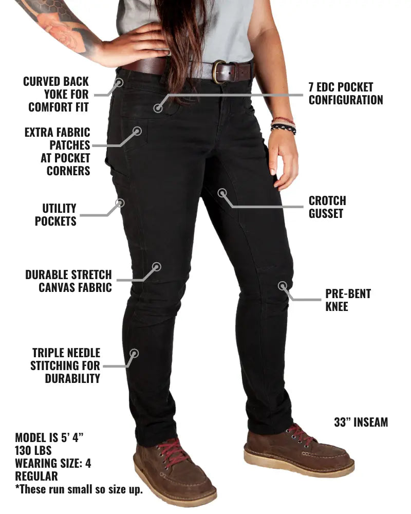 Kestral Women's Pant - Black Off The Grid Surplus