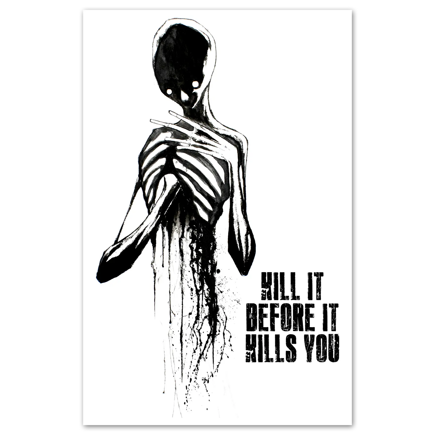Kill It Before It Kills You Print Any Means Necessary Clothing