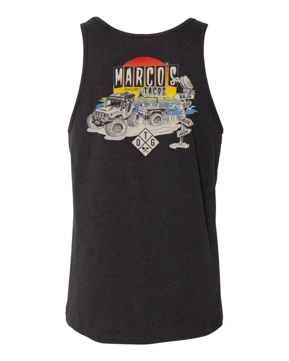 Marcos Tacos Tank - Charcoal Black Off The Grid Surplus