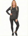 Women's Camo Monterey Quarter Zip White Water Life
