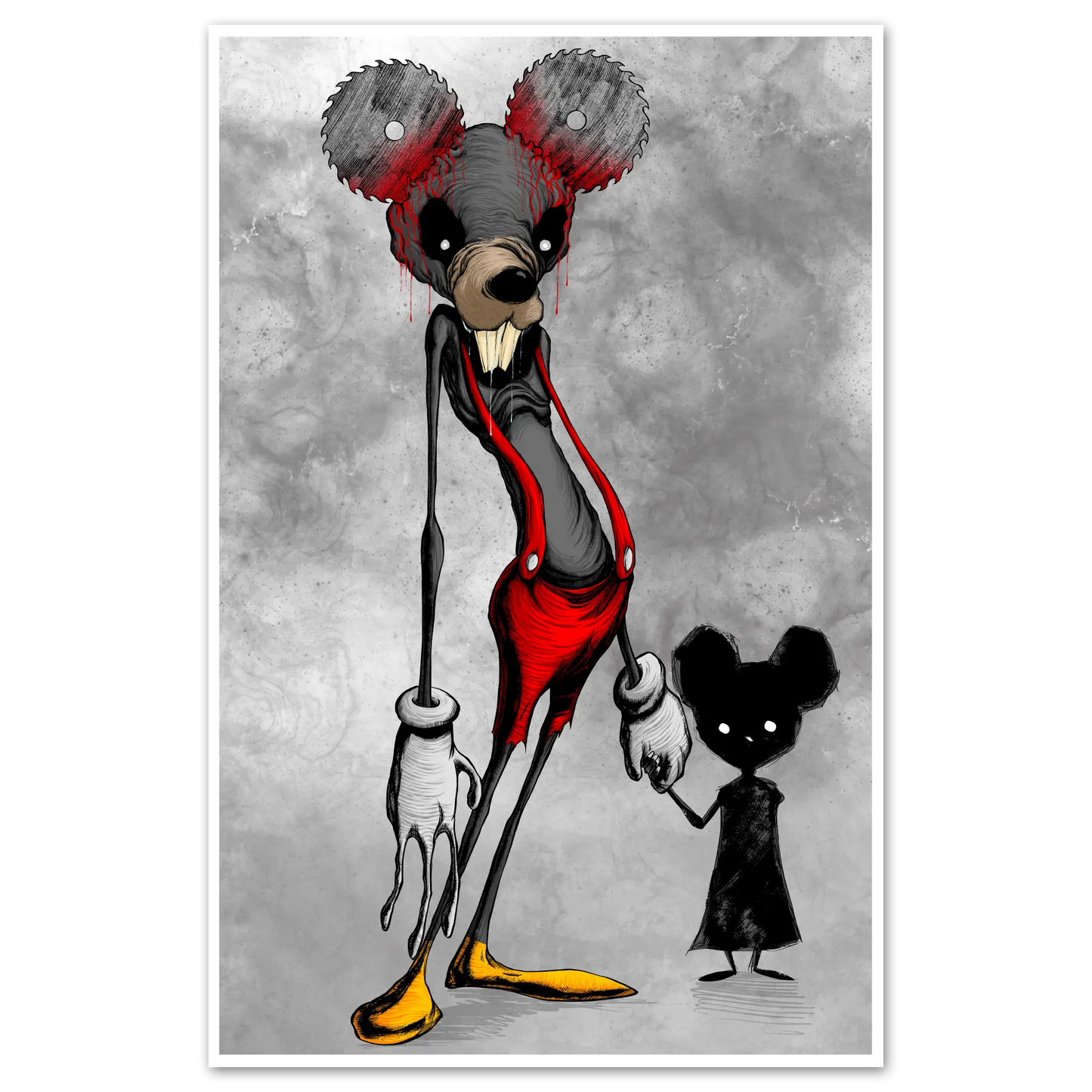Mickey Massacre Print Any Means Necessary Clothing