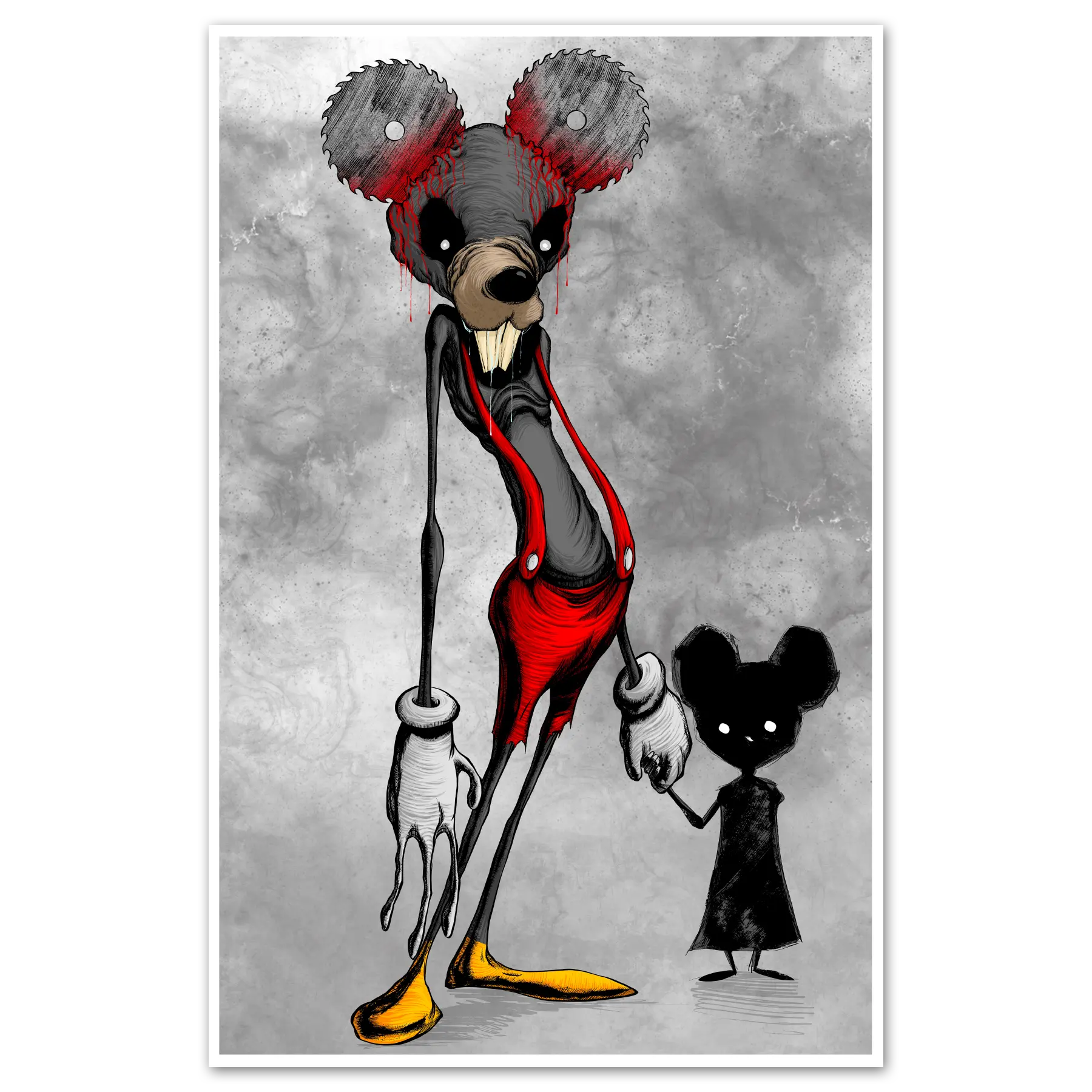 Mickey Massacre Print Any Means Necessary Clothing