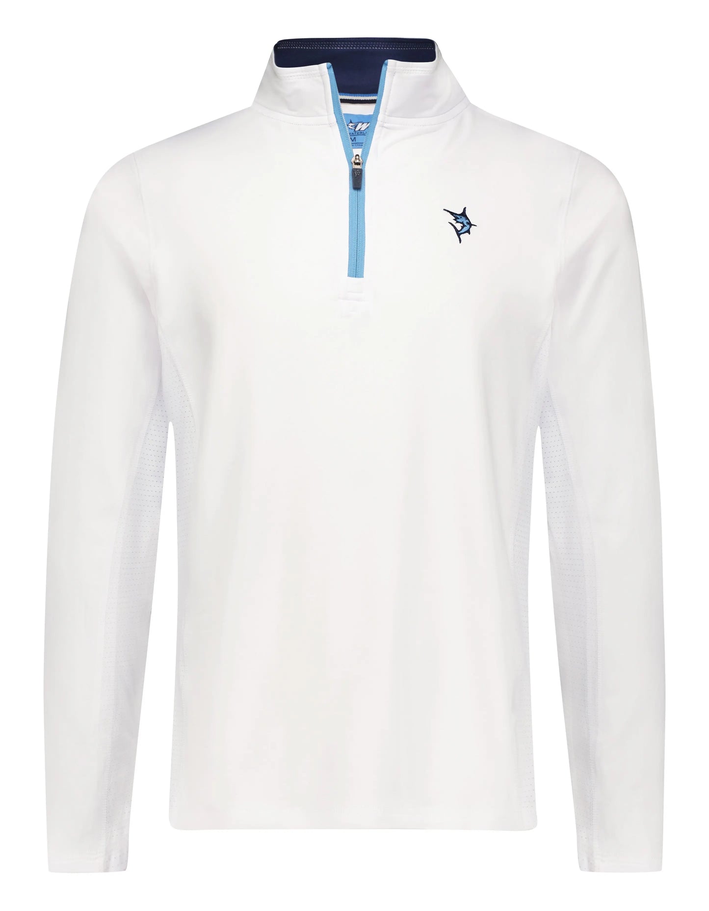 Montauk Quarter Zip Midweight Comfort White Water Life