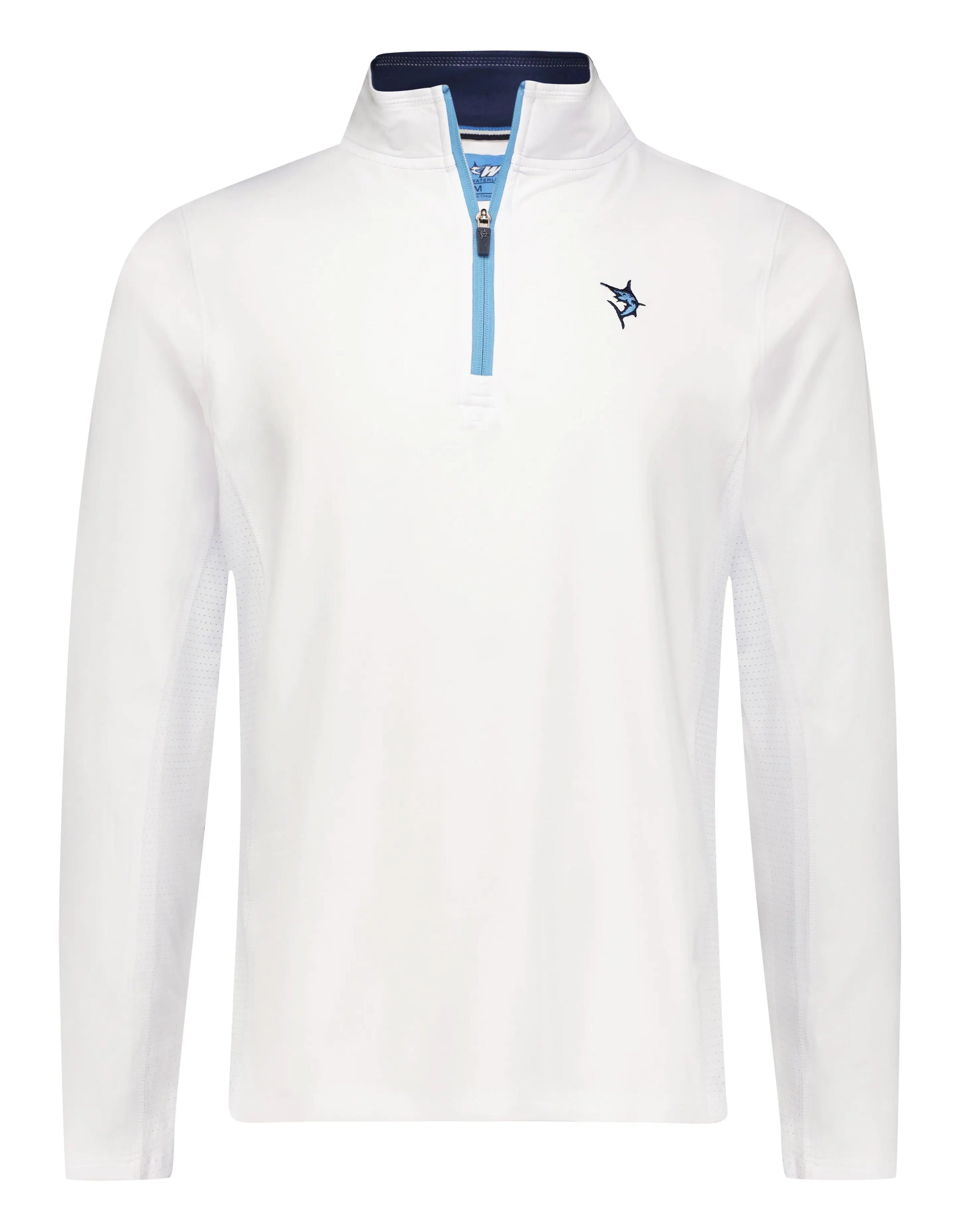 Montauk Quarter Zip Midweight Comfort White Water Life