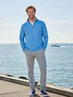 Montauk Quarter Zip Midweight Comfort White Water Life