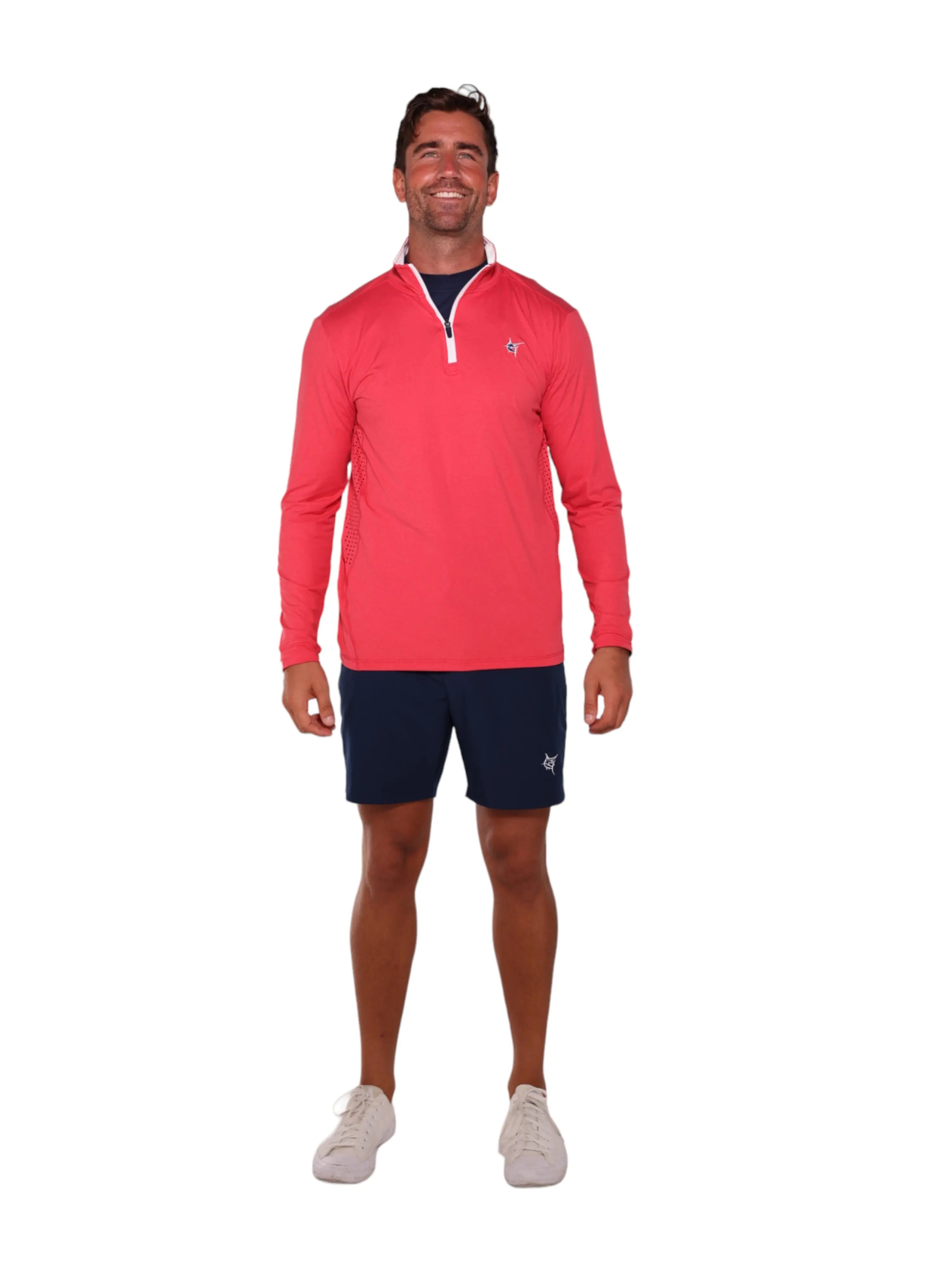 Monterey Performance Quarter Zip White Water Life