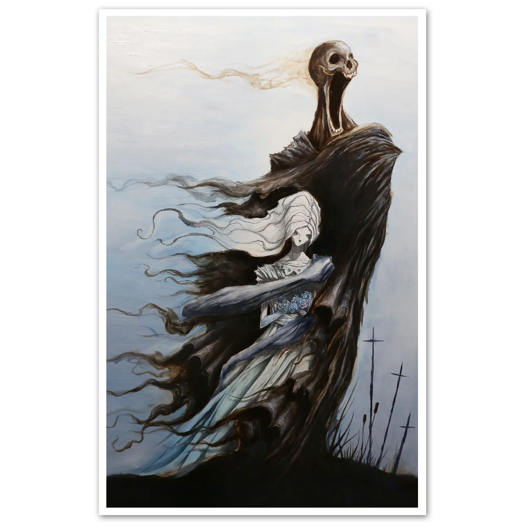 Mourning Death Print Any Means Necessary Clothing