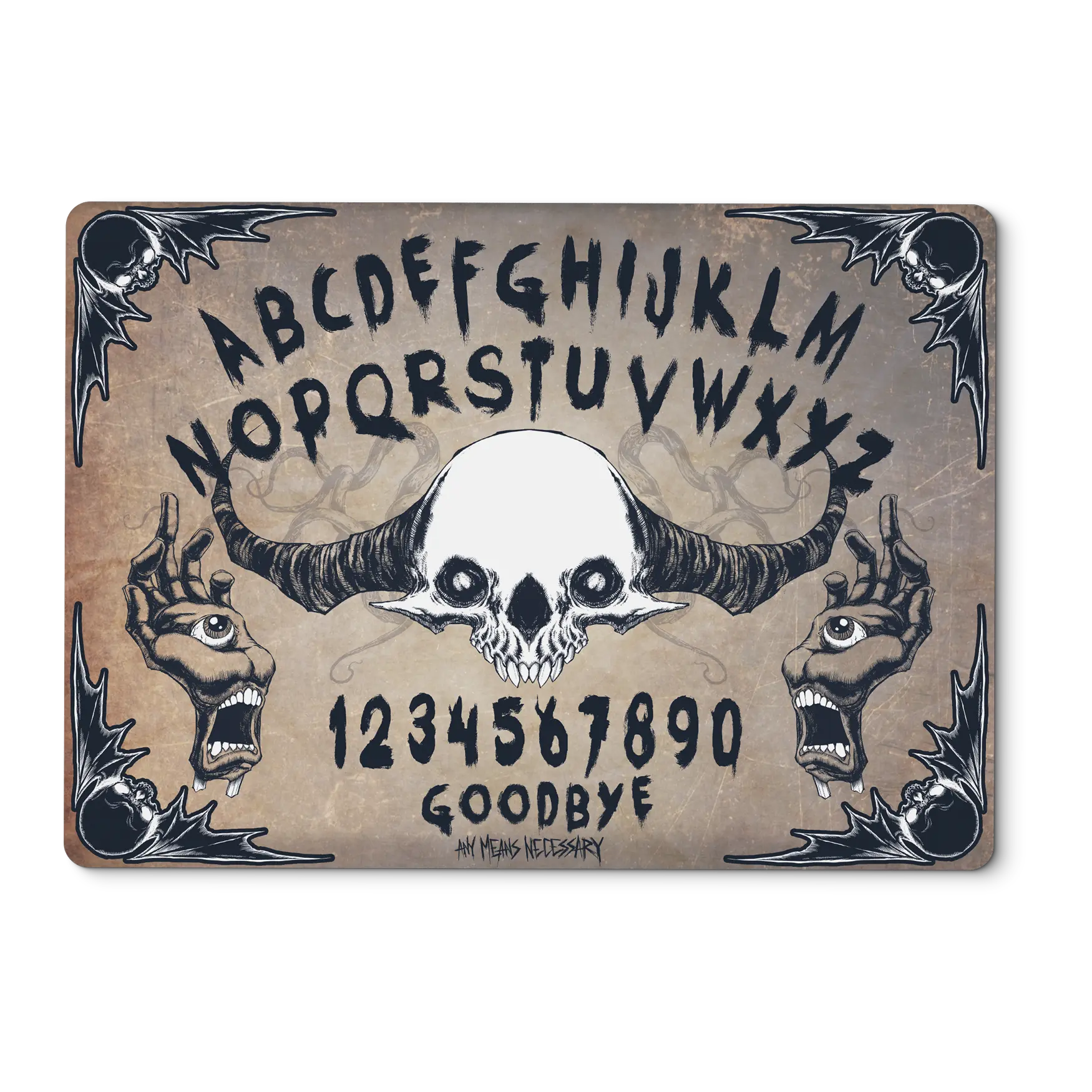 Ouija Board Mouse Pad Any Means Necessary Clothing