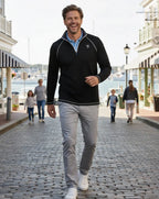 New Harbor Quarter Zip Effortless Comfort White Water Life
