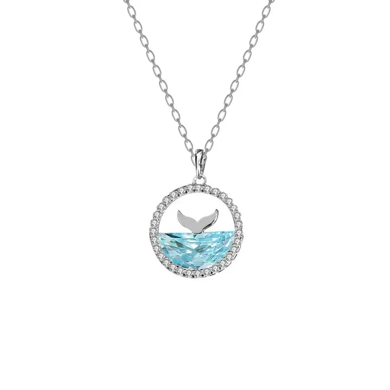 2022 New S925 Sterling Silver Mermaid's Tears Necklace nowadaysfashion