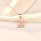 925 silver color gold necklace micro-set zircon accessories female carousel clavicle chain nowadaysfashion