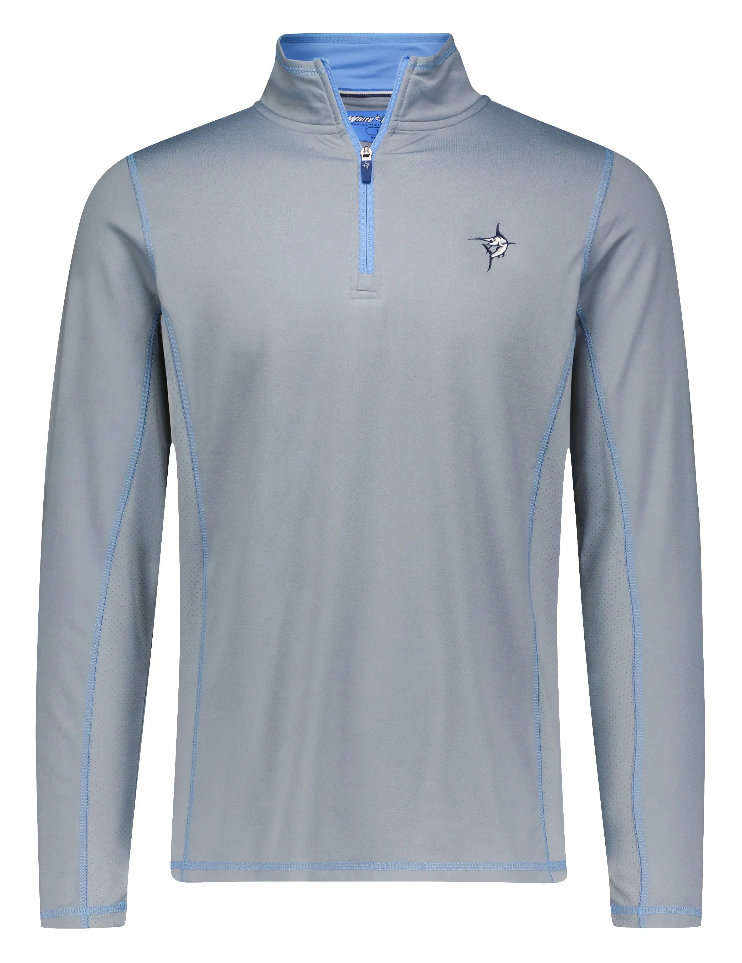 Montauk Quarter Zip Midweight Comfort White Water Life
