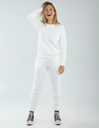 SpectraUSA fleece jogger pants P2005 with elastic waistband and cuffs, soft and comfortable for casual wear.