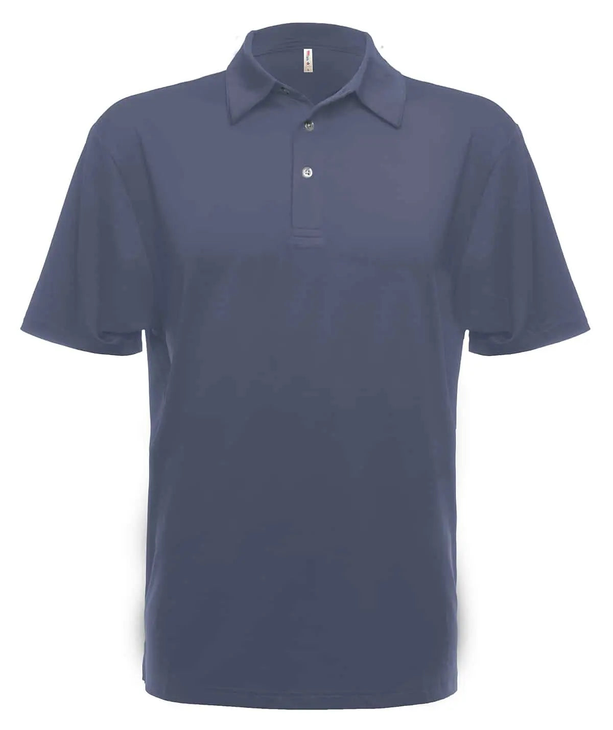 Men's SpectraUSA UPF 50 Performance Polo in Air Force Blue, front view showing breathable fabric and classic fit.