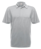 Men's UPF 50 Performance Polo by SpectraUSA in silver, front view showing lightweight fabric and classic polo collar.