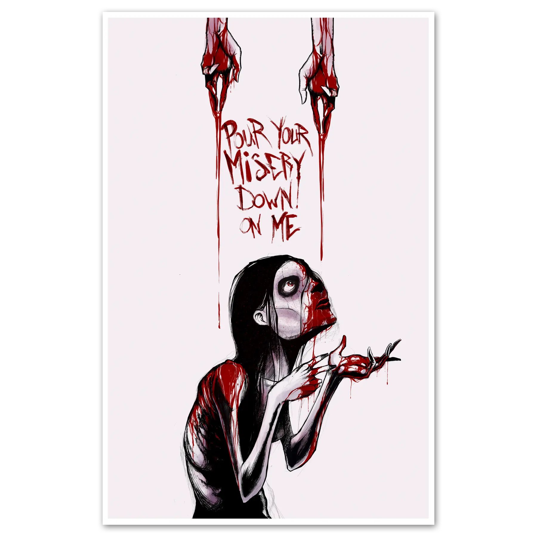 Pour Your Misery Print Any Means Necessary Clothing