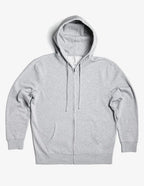 Unisex athletic heather fleece zip hoodie by SpectraUSA, midweight P2008 with full front zipper and comfortable fit.