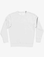 SpectraUSA PFD Sweatshirt P2006, unisex white crew neck sweatshirt with drop shoulder design, flatlay view.