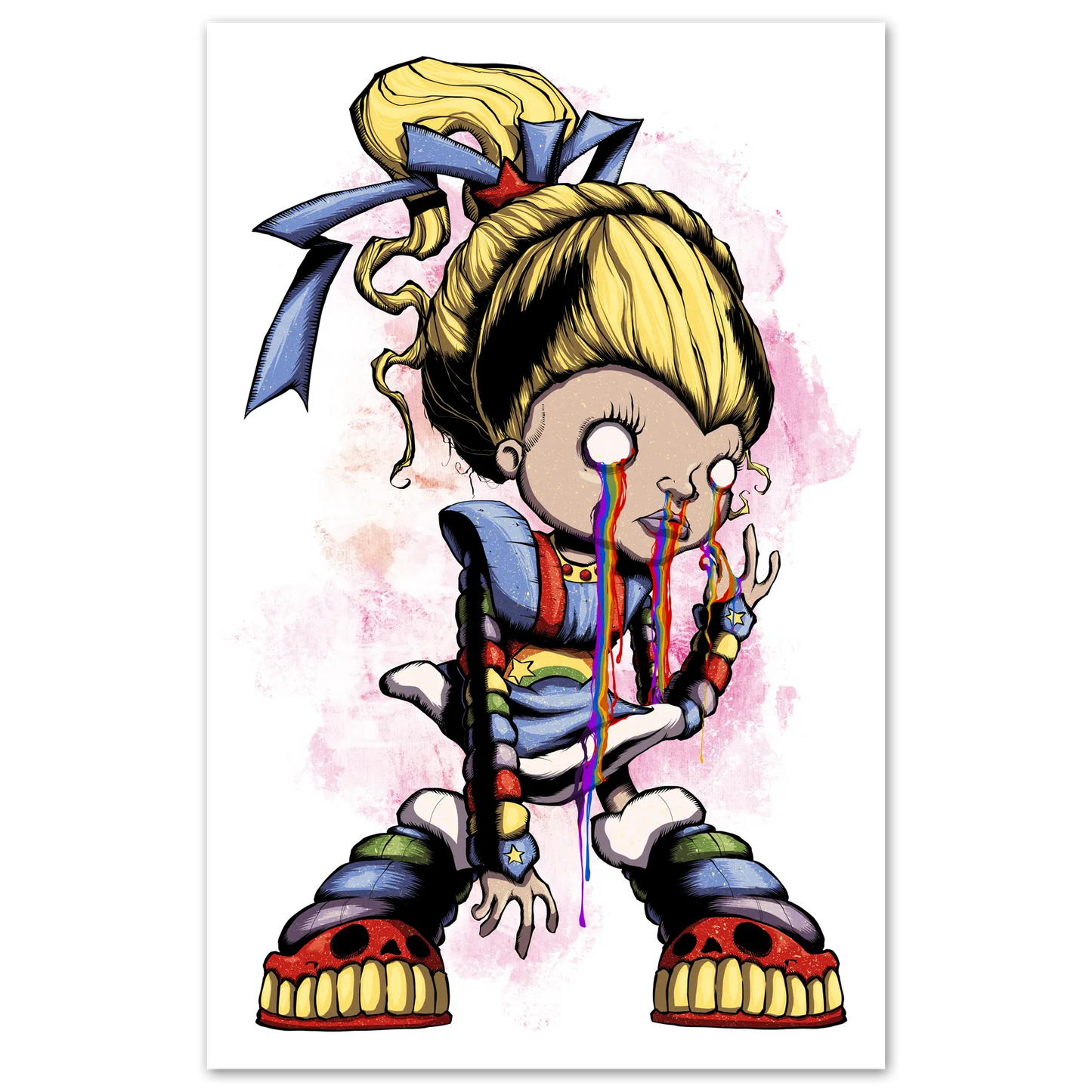 Rainbow Blight Print Any Means Necessary Clothing