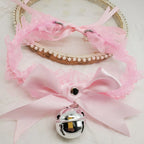 Bowknot Dark Girl Black Lace Choker Necklace Harajuku Punk Gothic Loli Cute Collar nowadaysfashion