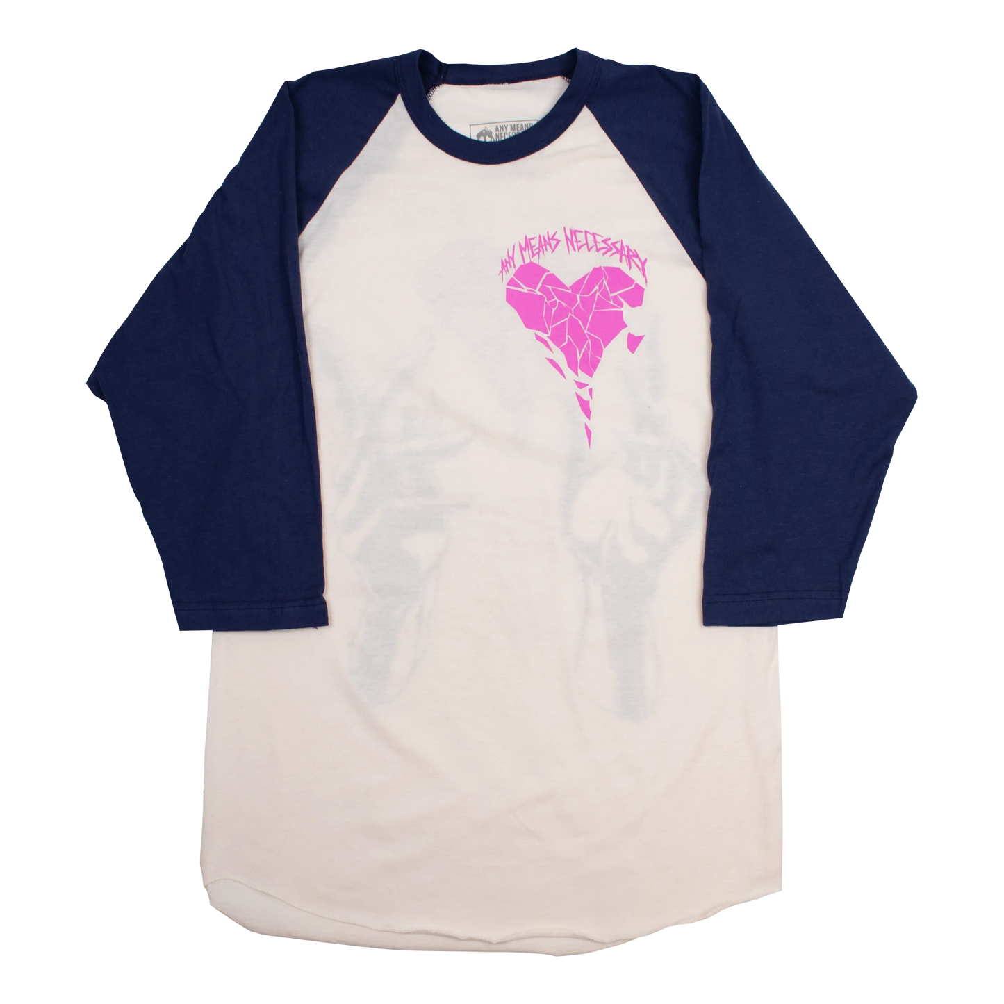Sharp Edges 3/4 Sleeve T-Shirt Any Means Necessary Clothing