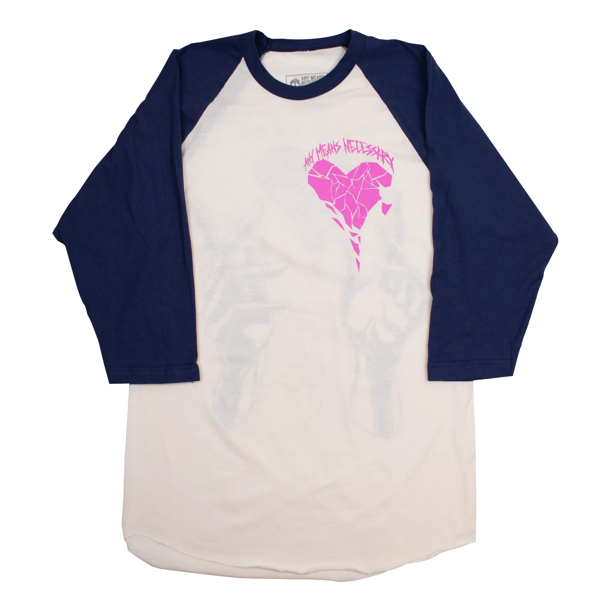 Sharp Edges 3/4 Sleeve T-Shirt Any Means Necessary Clothing