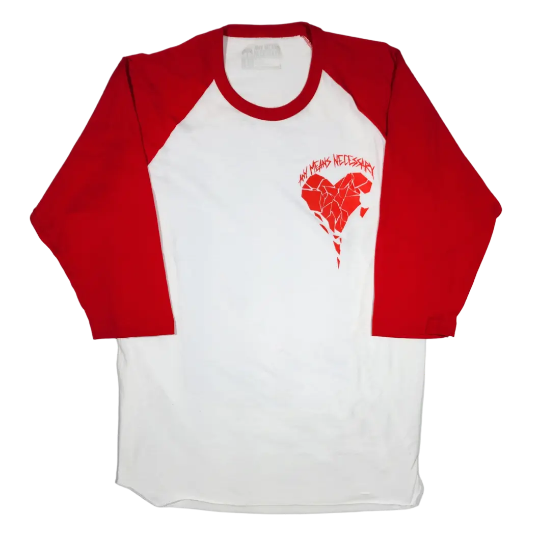 Sharp Edges 3/4 Sleeve T-Shirt Any Means Necessary Clothing