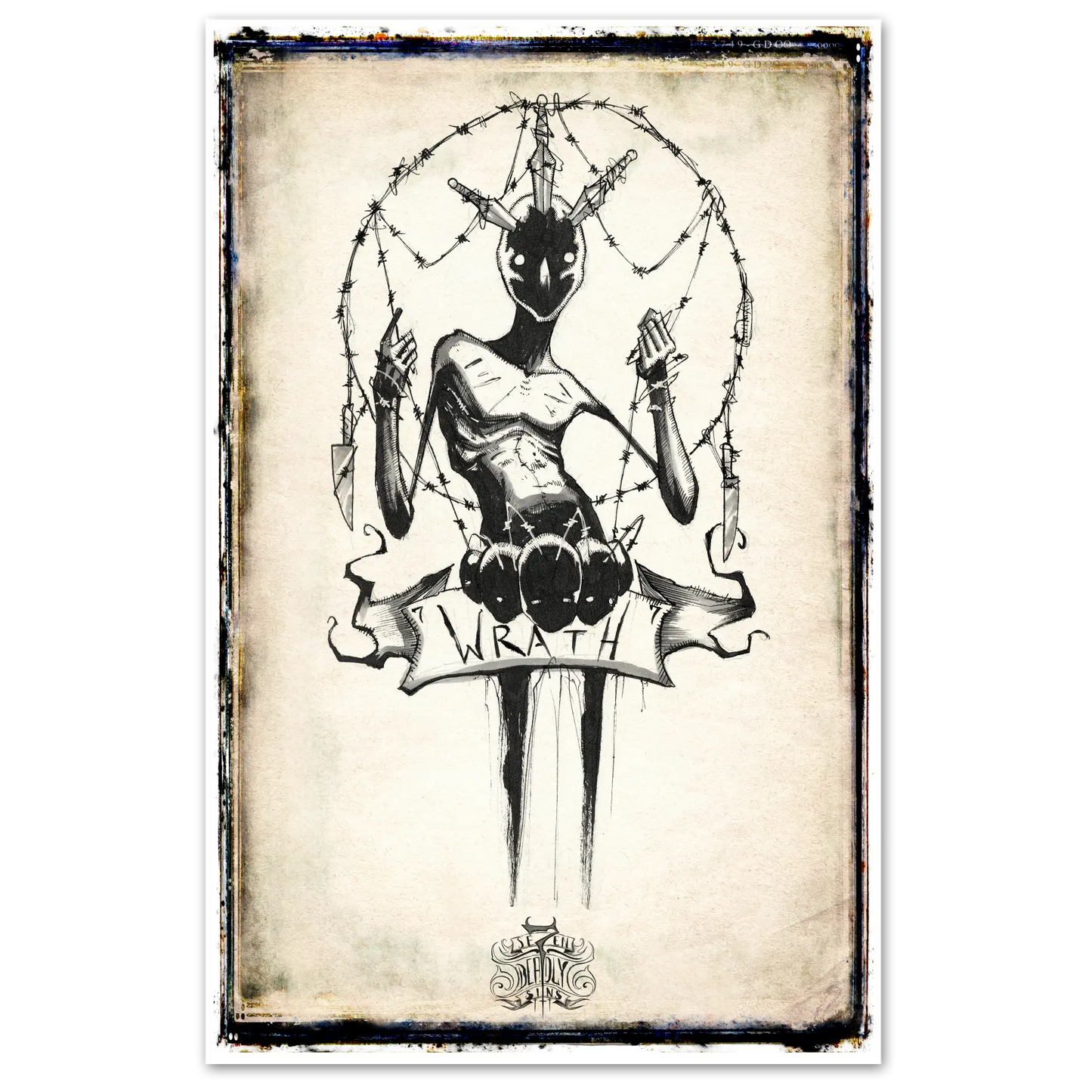 Se7en Deadly Sins Prints Any Means Necessary Clothing