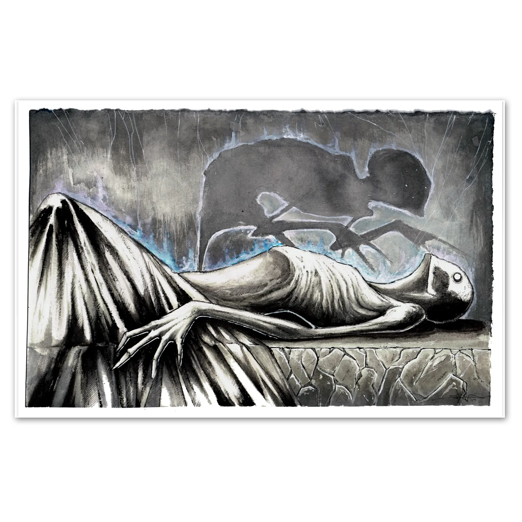 Sleep Paralysis Print Any Means Necessary Clothing