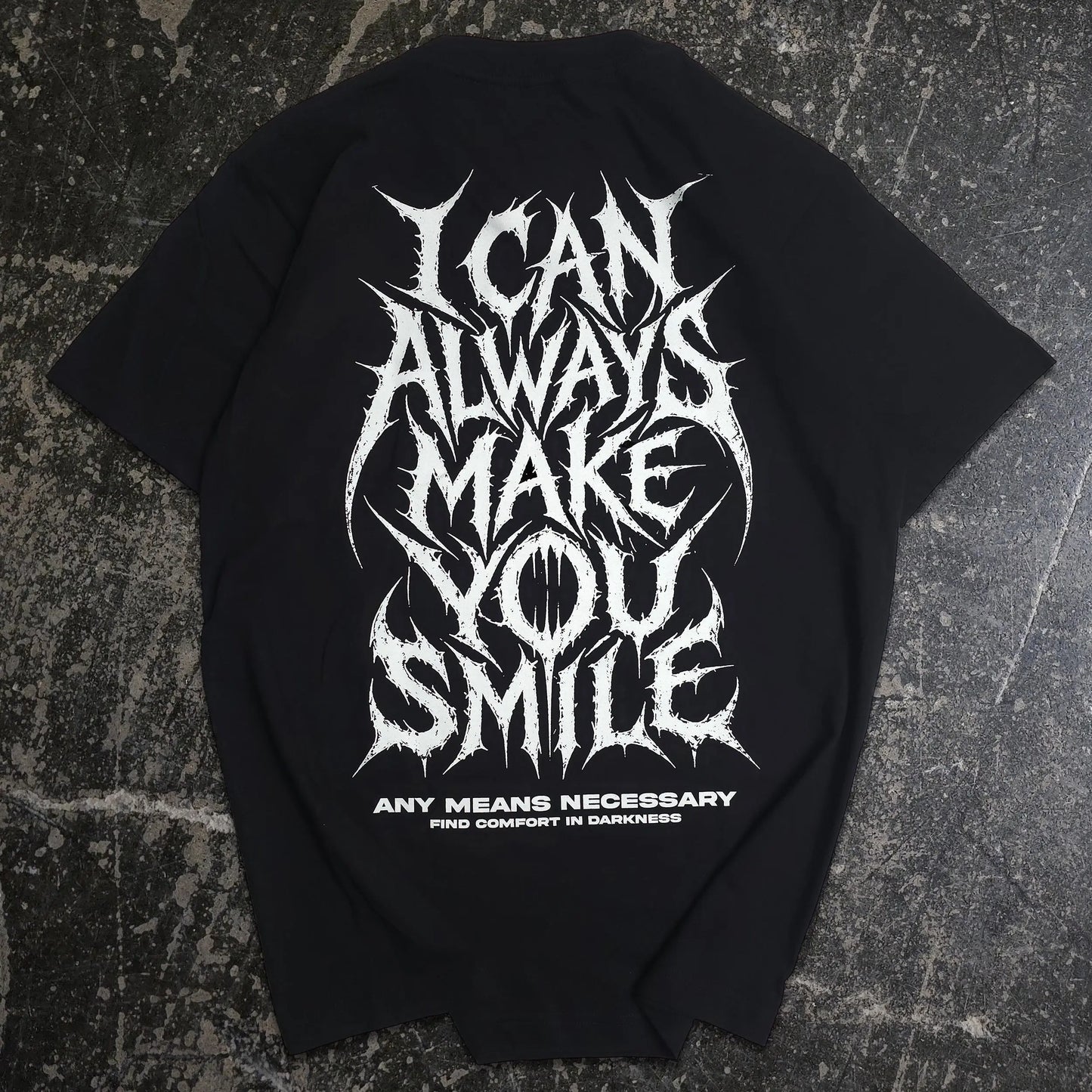 Always Smile T-Shirt Any Means Necessary Clothing