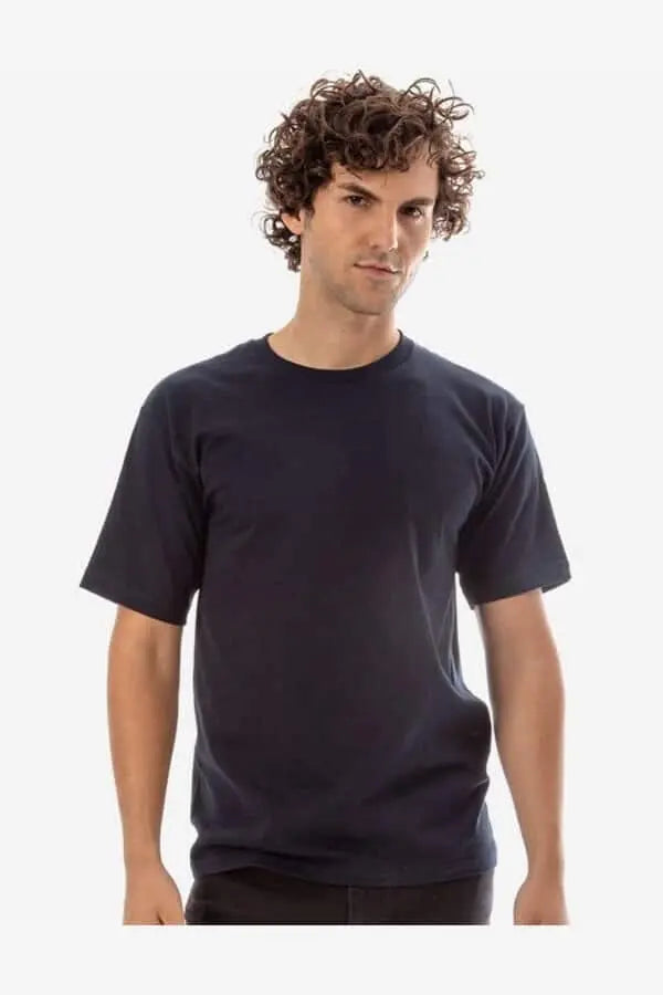 Men's USA Tee by SpectraUSA in midnight navy, made in America, featuring a classic fit and comfortable cotton fabric.
