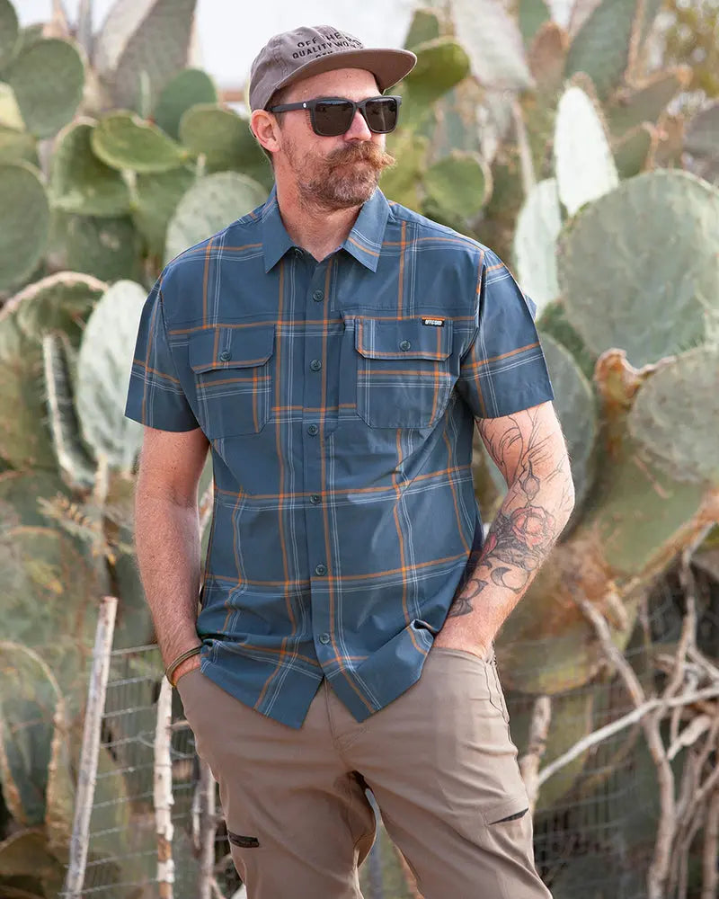 Jack Knife SS Shirt - Dk Gray Blue Off The Grid Surplus