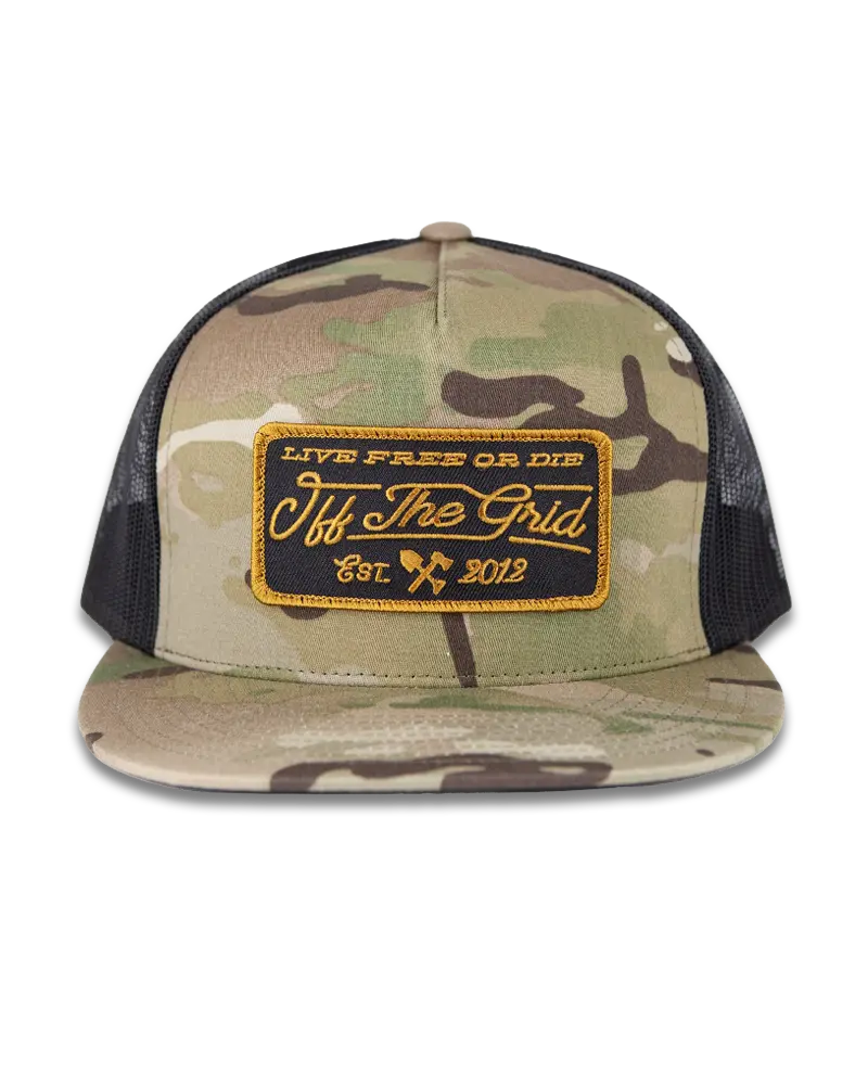 Stamped Snapback Hat Off The Grid Surplus