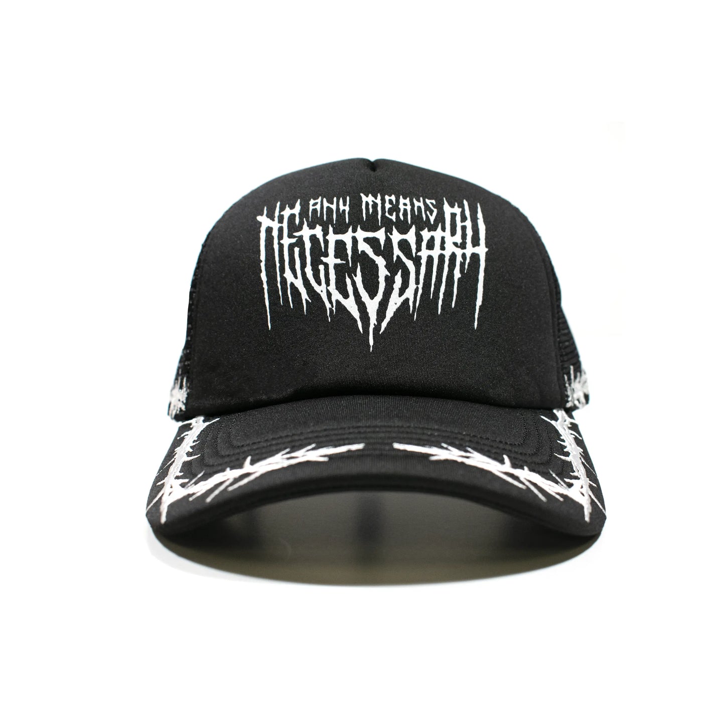 Thorns Trucker Hat Black Any Means Necessary Clothing