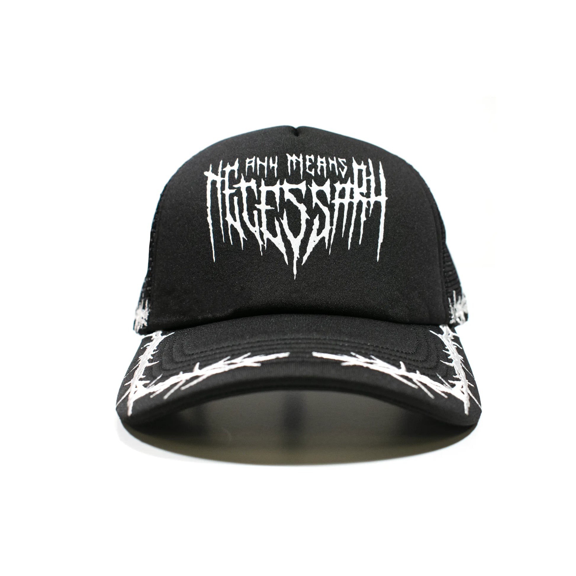 Thorns Trucker Hat Black Any Means Necessary Clothing
