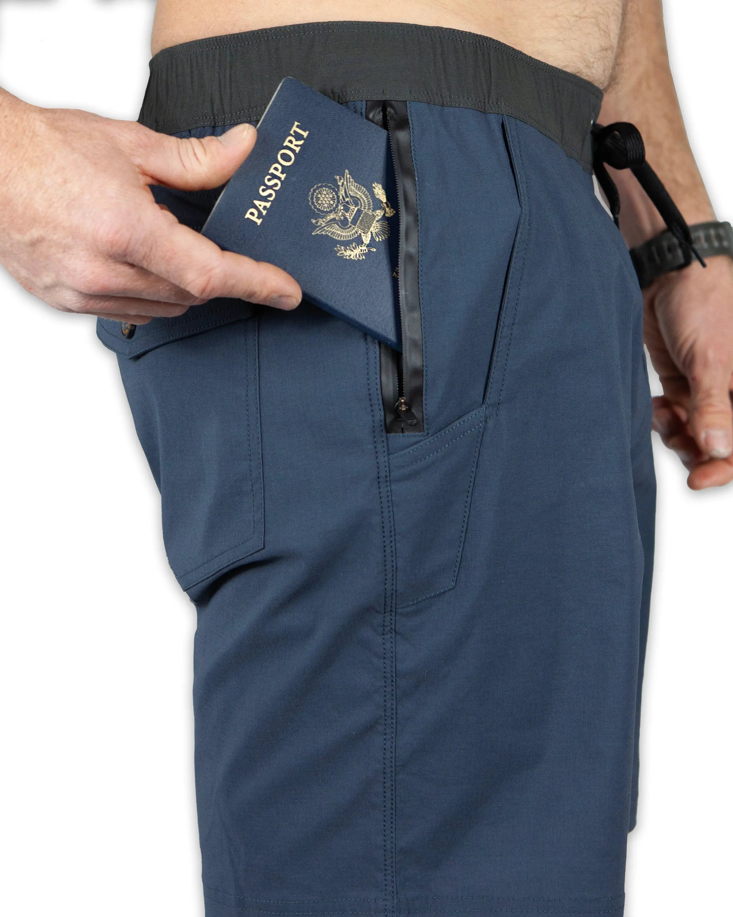 Thunderbird Short - Grey Blue Off The Grid Surplus