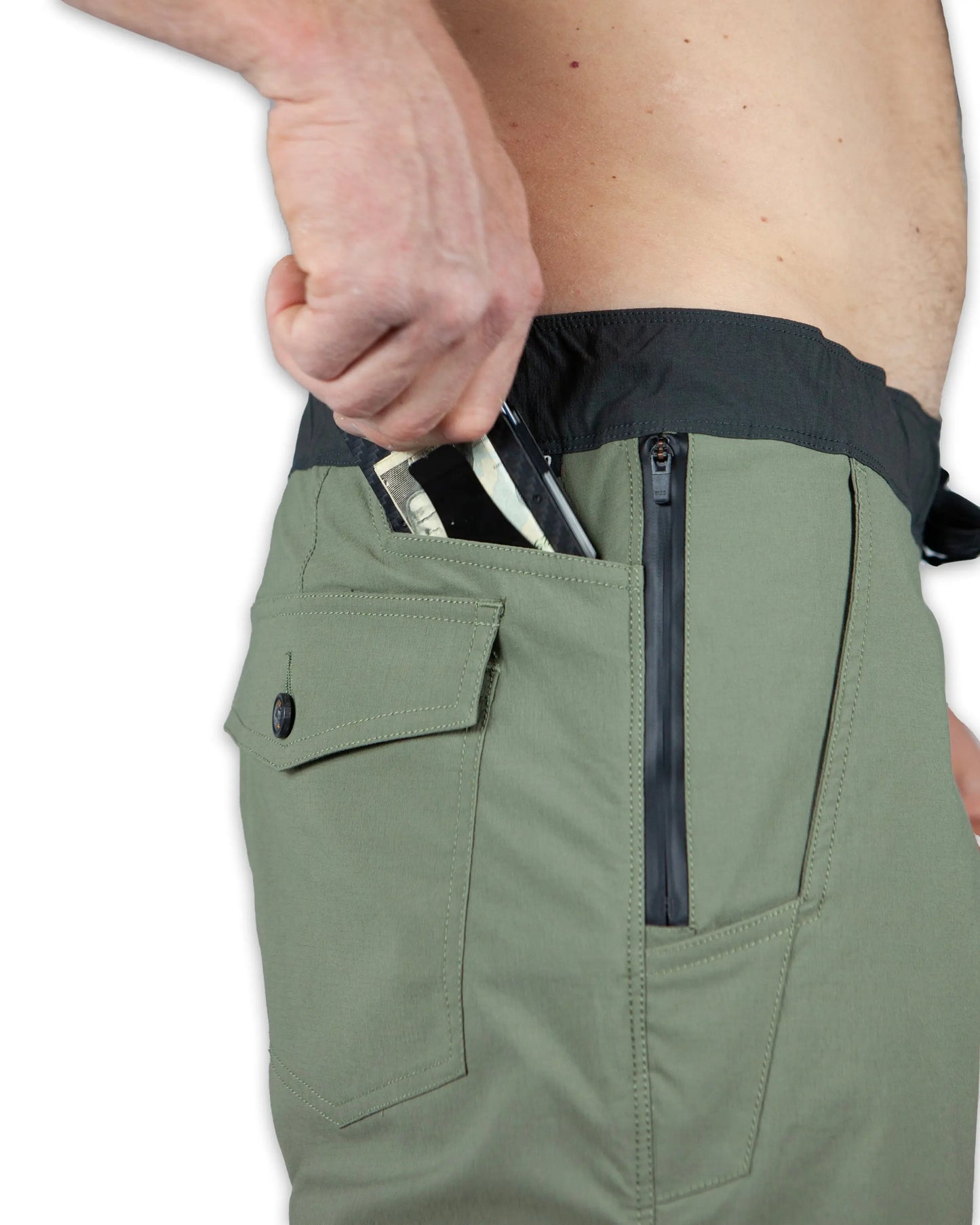 Thunderbird Short - Rye Green Off The Grid Surplus