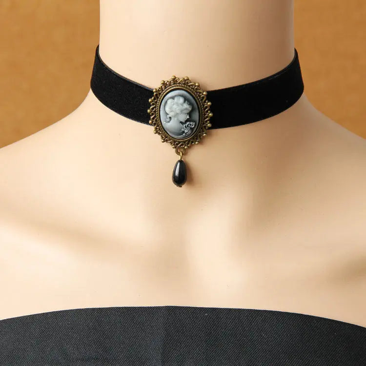 New Punk Gothic PU Leather Choker Chain Heart Buckle Collar Necklace nowadaysfashion